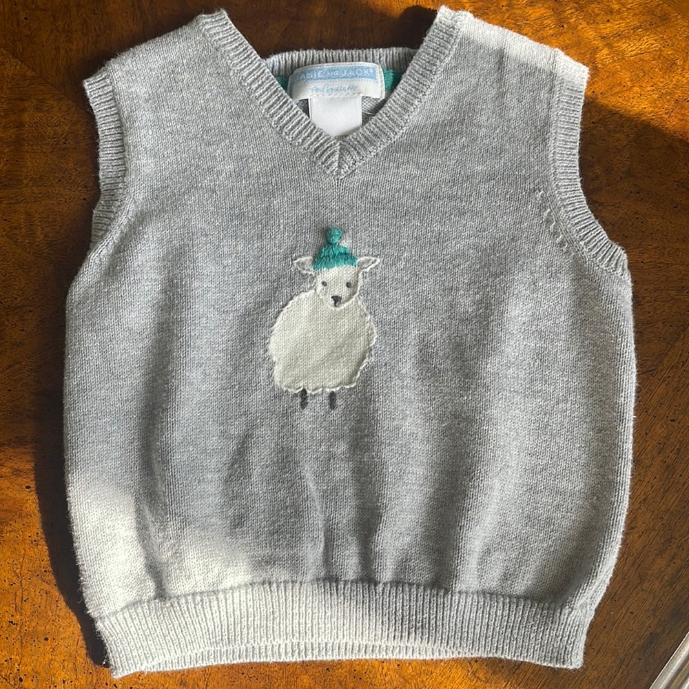 Baby embroidery vest